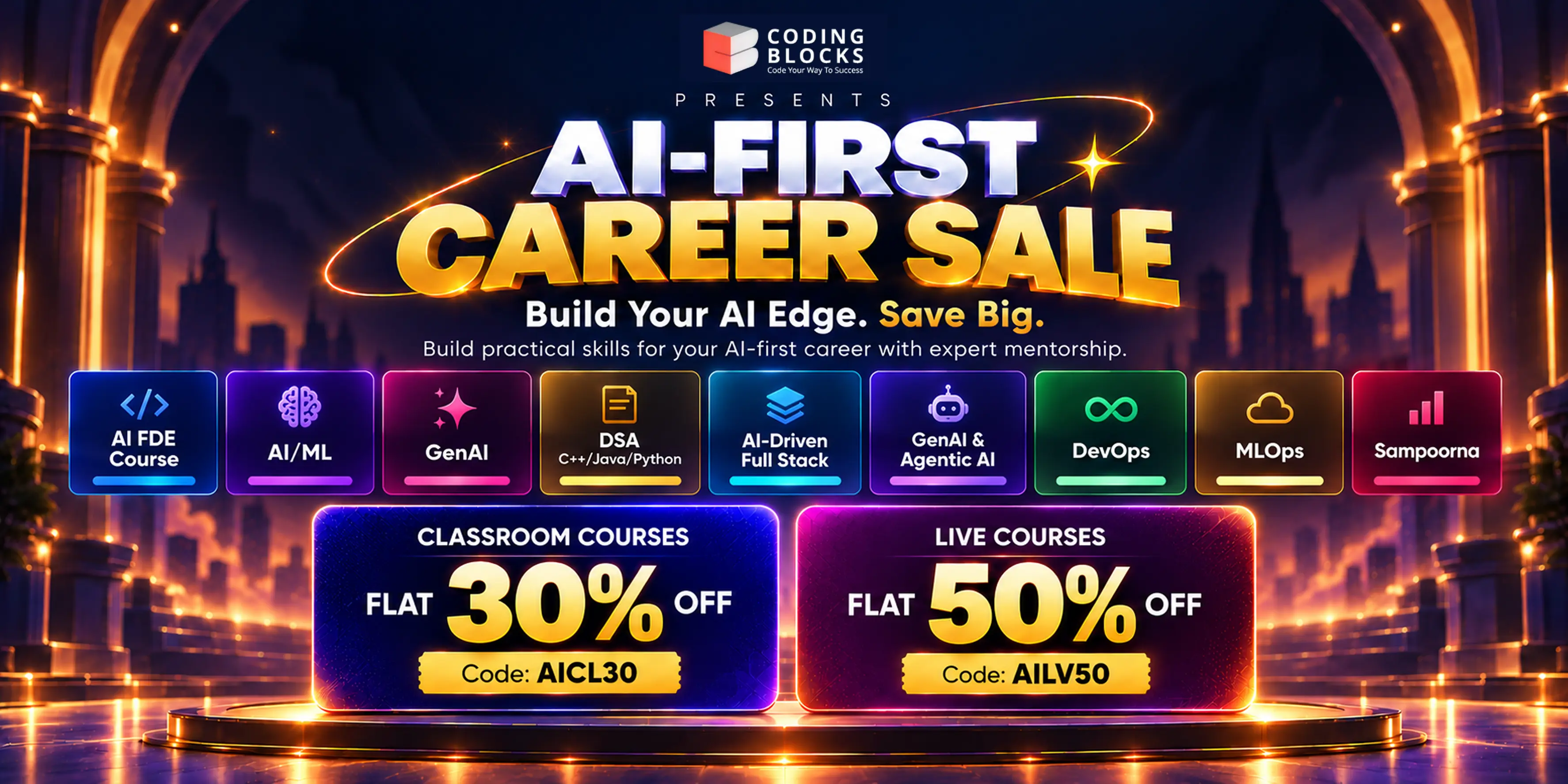 AI-First Career Sale banner