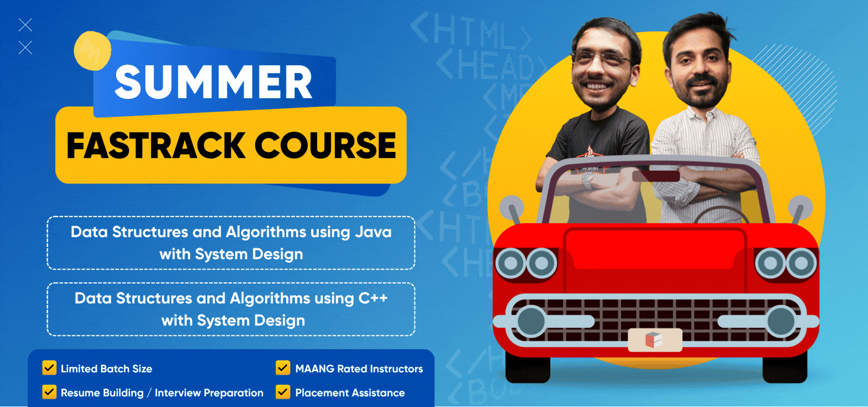 Fast Track Batch Banner